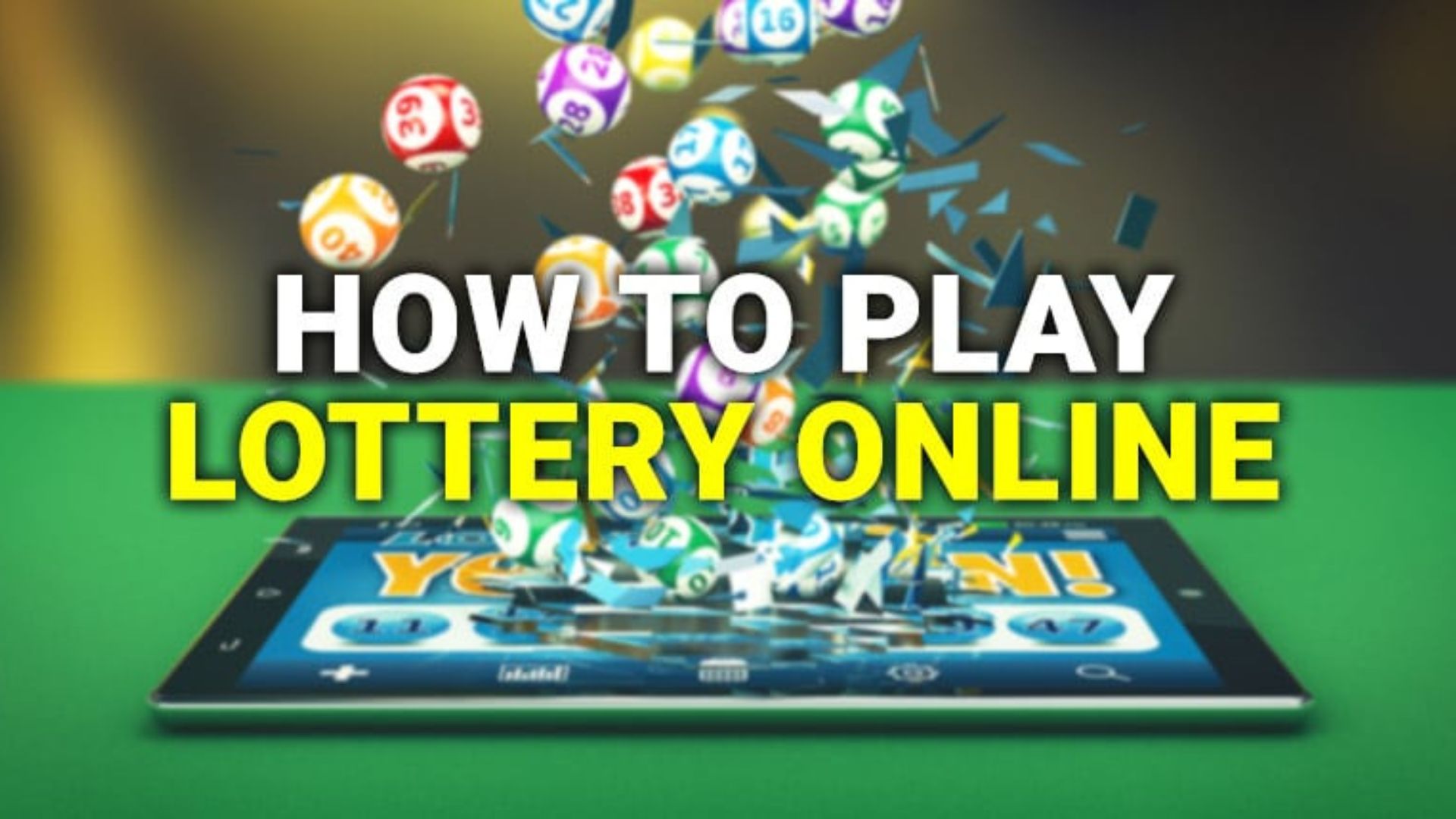 Tips For Winning Online Lottery Safely