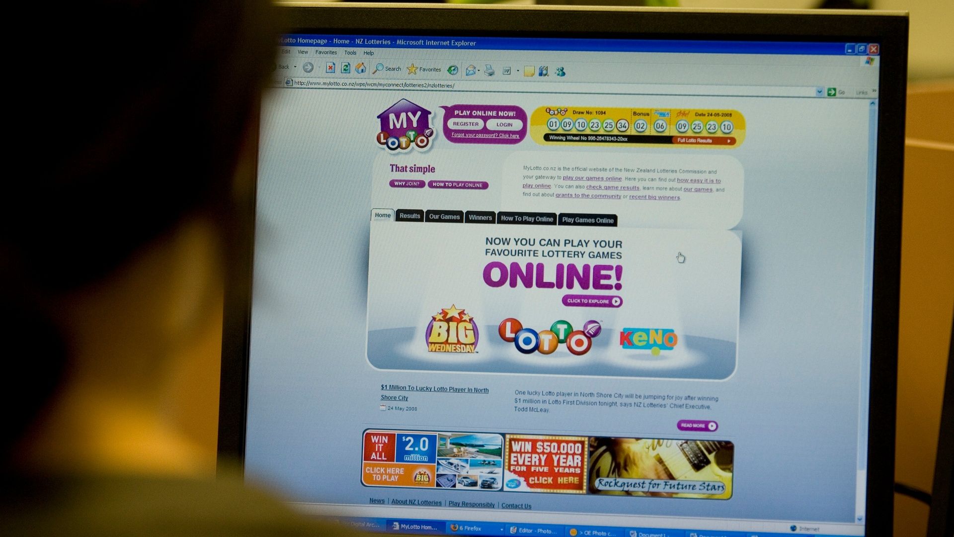 Winning from home starts with online lottery